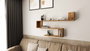 Hanah Home Wal10-A Estantería de Pared Pino Atlántico